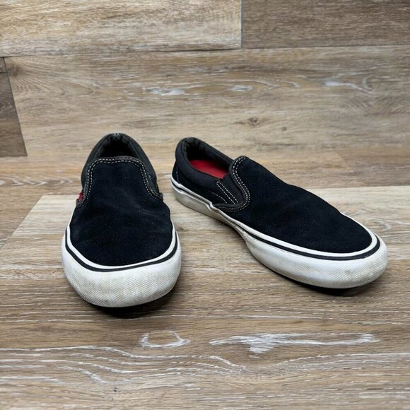 Vans Pro Ultracrush Black Canvas Slip On Sneaker Men's Size 7 - Picture 6 of 8